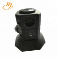 European Multi-Outlet Power Strip Vertical Tower Socket